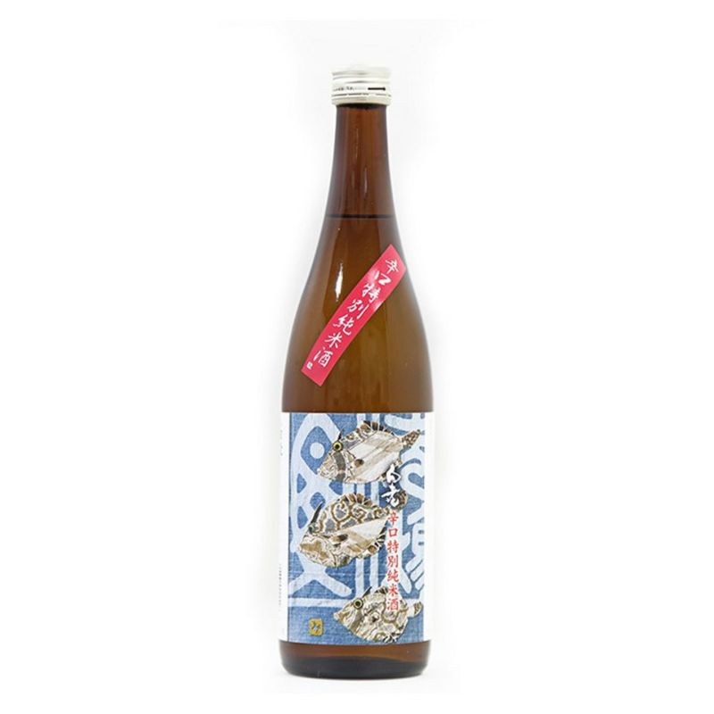 辛口特別純米酒 白老（ハゼ・カワハギラベル） 720ml | 清酒白老 澤田